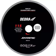 DEDRA Folyamatos vágóélű gyémánttárcsa csempe 180/22,2mm Dynamic csempevágó