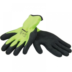 DEDRA Latex védőkesztyű, habosító kesztyű, 10 méret