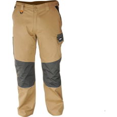 DEDRA Munkavédelmi Nadrág XXL/58-as Méretben Világosbarna (BH42SP-XXL)