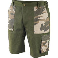 DEDRA Munkavédelmi Rövidnadrág XXL/58-as Méretben Terepszínű (BH43ST-XXL)