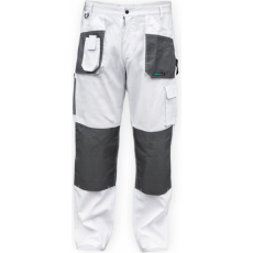 DEDRA MunkavédelmiNadrág L/52 Méretben Fehér (BH4SP-L)