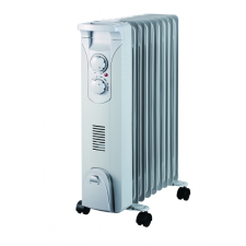 DEDRA Olajjal töltött fűtő 2000W + ventilátor 400W fűtőtest, radiátor
