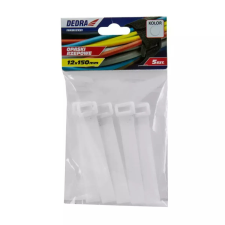 DEDRA Tépőzáras szíj 12x150mm, fehér 5db villanyszerelés
