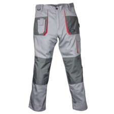 DEDRA Védőnadrág XL/56 méretben, szürke, Comfort line, 190g/m2 grammatúra munkaruha