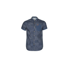 Deeluxe Rövid ujjú ingek ETHNIC Kék EU M férfi ing