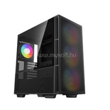 Deepcool CH560 Fekete (Táp nélküli) ablakos E-ATX ház (DEEPCOOL_CH560) számítógép ház