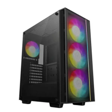 Deepcool DeepCool Matrexx 55 Mesh V4 C Tempered Glass Black számítógép ház