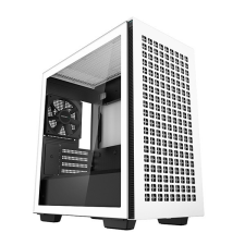 Deepcool Számítógépház - CH370 WH (fekete, ablakos, 1x12cm ventilátor, Mini-ITX / Mico-ATX, 2xUSB3.0) számítógép ház
