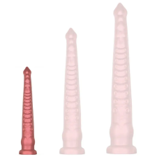 Deepleasure Oktoop S – prémium hőre reagáló piros dildó 30 cm műpénisz, dildó