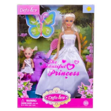 Defa Lucy hercegnő baba kislánnyal és pónival - többféle baba