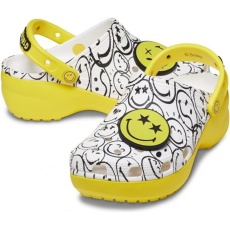 Default Crocs Papucs, szandál ClscPlatformSmileyWorldCharmCg női