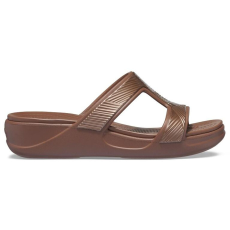 Default Crocs Papucs, szandál Crocs Monterey Metallic SO Wedge W női