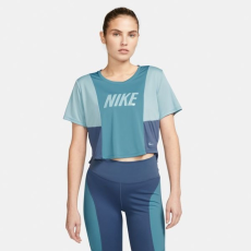 Default Nike Póló Nike Dri-FIT One-Womens Color-Block Short-Sleeve Training Crop Top női