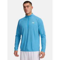 Default Under Armour Hosszú ujjú póló Férfi Under Armour UA Tech Textured 1/2 Zip-BLU póló férfi