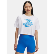 Default Under Armour Póló Nõi póló Under Armour UA Varsity OS SS-WHT női