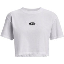 Default Under Armour Póló UA W BRANDED LOGO CROP SS női női póló