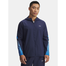 Default Under Armour Pulóver zip Férfi kabát Under Armour UA Velociti Storm Hooded Jkt-BLU férfi