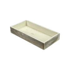  Dekoláda szürke koptatott kicsi 20x10cm dekorációs kellék