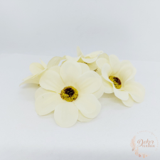  Dekor fejvirág 4 - krém dekorációs kellék