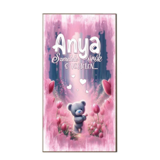  Dekor hűtőmágnes, anyák napja, Anya szeretete, tulipánok hűtőmágnes