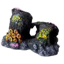  Dekor műgyanta hordók, akváriumi dekoráció - 15x9 cm akvárium dekoráció