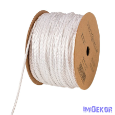  Dekor zsinór 2mm x 25m - Fényes Fehér dekorációs kellék