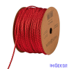  Dekor zsinór 2mm x 25m - Fényes Piros
