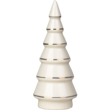  Dekorácia MagicHome, Stromček, biely, porcelán, 4,5x4,5x11,2 cm karácsonyi dekoráció