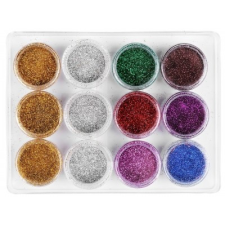  Dekorációs csillámpor - 9 szín dekorációs kellék