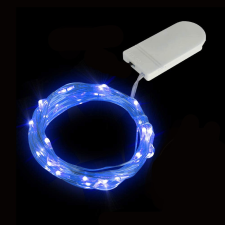  Dekorációs LED égősor – Mini LED füzér - Kék party kellék