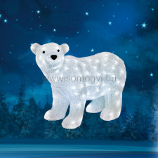 Dekorációs termékek KDA 6 - Akril jegesmedve, kültéri, 120 WH LED, 42 cm karácsonyi dekoráció