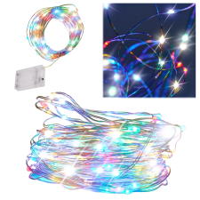  Dekoratív led fényfüzér multicolor karácsonyfa izzósor