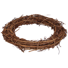  Dekoratív Rattan Koszorú 20 cm kreatív és készségfejlesztő
