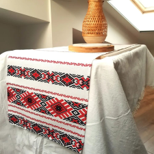  Dekoratív terítő asztalhoz Kotonia Home - Rusztikus, 100% pamut, 45x150 cm T08 party kellék
