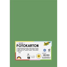  Dekorkarton, A4, 300 g, 50 lap, FOLIA, mohazöld kreatív papír