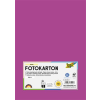  Dekorkarton, A4, 300 g, 50 lap, FOLIA, sötétrózsaszín