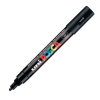  Dekormarker UNI POSCA PC-5M 1.8-2.5 mm, kúpos, FEKETE