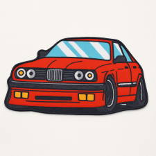  Dekorszőnyeg BMW E30 – plüss szőnyeg hálószobába, fürdőbe, konyhába 40x60cm lakástextília