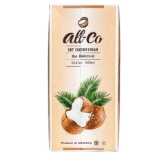 Delcoco All-Co 24% zsírtartalmú kókusztejszín 1000 ml reform élelmiszer