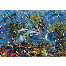 Delfinek és Kincses Hajó puzzle 1000 darabos puzzle, kirakós