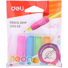Deli Ceruzafogó, 4 darabos, DELI Neon, 4 különböző szín (DEU75002) ceruza