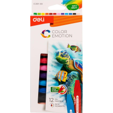 Deli Color Emotion 12db/csomag olajpasztellkréta (C20100) pasztellkréta