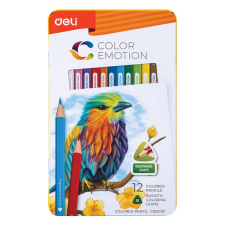 Deli color emotion 12db-os vegyes színű színes ceruza dec00205 színes ceruza