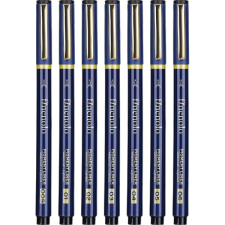 DELI FINENOLO 7db/csomag fekete rajz-markerkészlet deq909 filctoll, marker