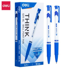 Deli Golyóstoll, DELI Think Q25-BL, 0,7 mm, kék toll