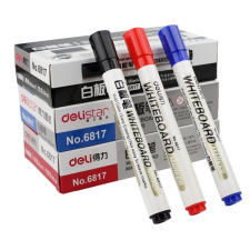 Deli kerek hegyű piros táblafilc deu00140 filctoll, marker