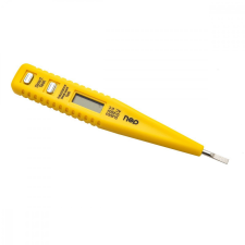 Deli Tools EDL8003 feszültségvizsgáló 12-250V (sárga) mérőműszer