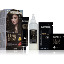 Delia Cosmetics Cameleo Omega tartós hajfesték árnyalat 4.0 Medium Brown hajfesték, színező
