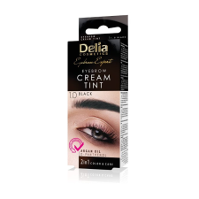 Delia Cosmetics Delia argánolajos szemöldökfesték 1.0 fekete hajfesték, színező