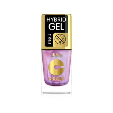 Delia Cosmetics Delia hybrid gel csillámos világoslila színű körömlakk 11ml 105 körömlakk